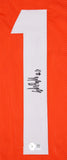 Jalin Hyatt Autographed Orange College Style Jersey- Beckett W Hologram *Black Image 2