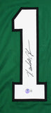 Randall Cunningham Autographed Green Pro Style Jersey - Beckett W Hologram *Black Image 2