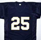 Rocket Ismail Signed Blue College Style Jersey w/ 88 Nat'l Champs- Beckett W Hologram *Black Image 3