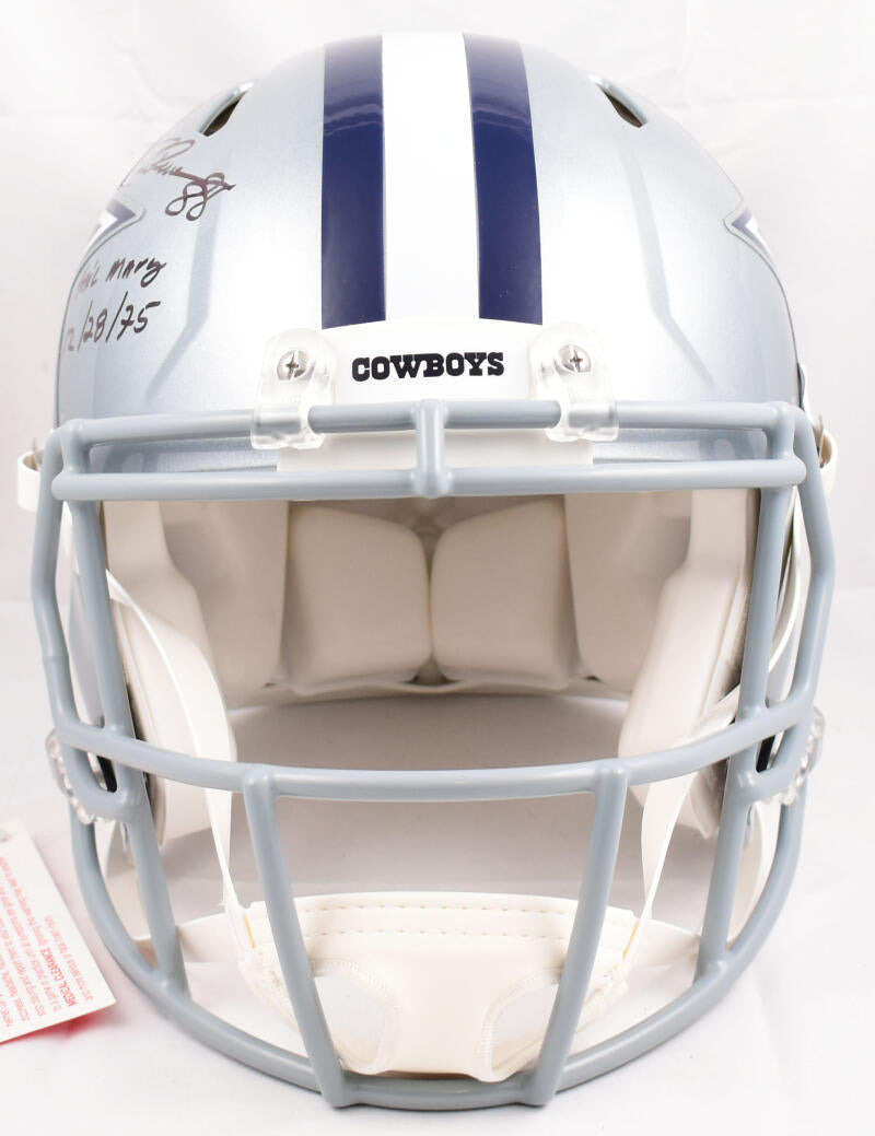 Drew Pearson Autographed Mini Helmet Dallas Cowboys