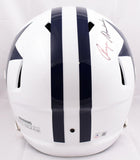 Drew Pearson Roger Staubach Autographed Dallas Cowboys F/S 60-63 Speed Helmet-Beckett W Hologram *Black Image 4