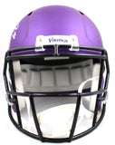 Jordan Addison Autographed Minnesota Vikings F/S Speed Helmet- Beckett W Hologram *Silver Image 4