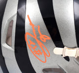 Joseph Ossai Autographed Cincinnati Bengals Flash Speed Mini Helmet-Beckett W Hologram *Orange Image 2