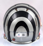 Joseph Ossai Autographed Cincinnati Bengals Flash Speed Mini Helmet-Beckett W Hologram *Orange Image 3