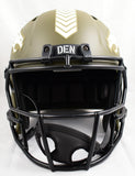 John Elway Autographed Denver Broncos F/S Salute to Service Speed Helmet-Beckett W Hologram *White Image 4