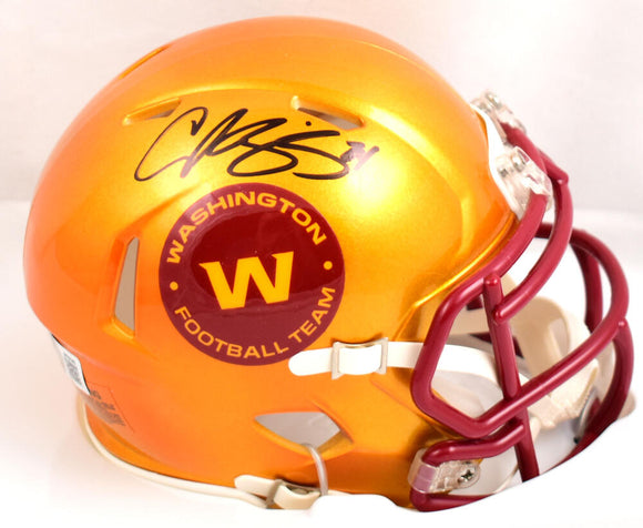 Champ Bailey Autographed Washington Football Team Flash Speed Mini Helmet-Beckett W Hologram *Black Image 1