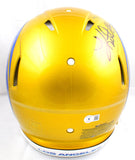 Kurt Warner Autographed Rams Flash F/S Speed Authentic Helmet-Beckett W Hologram *Black Image 3
