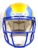 Kurt Warner Autographed Rams Flash F/S Speed Authentic Helmet-Beckett W Hologram *Black Image 4