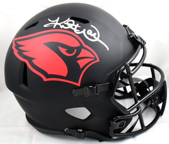 Kurt Warner Autographed Cardinals F/S Eclipse Speed Helmet- Beckett W Hologram *Silver Image 1