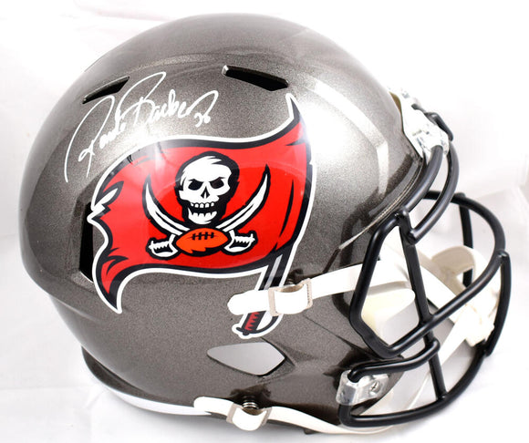 Ronde Barber Autographed Tampa Bay Buccaneers F/S 97-13 Speed Helmet- Beckett W Hologram *White Image 1