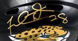 Fred Taylor Autographed Jaguars F/S Speed Helmet-Beckett W Hologram *Gold Image 2