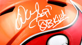 Warren Sapp Autographed Tampa Bay Buccaneers F/S Flash Speed Helmet w/QB Killa- Beckett W Hologram *White Image 2