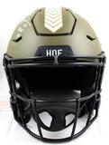 Ray Lewis Autographed Ravens HOF F/S Salute to Service Speed Flex Helmet w/HOF - Beckett W Hologram *White Image 4