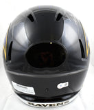 Ray Lewis Signed Baltimore Ravens F/S Speed Helmet- Beckett W Hologram *White Image 3