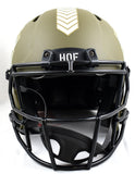 Ray Lewis Autographed Hall of Fame F/S Salute to Service Speed Authentic Helmet w/HOF-Beckett W Hologram *White Image 4
