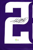 Adrian Peterson Autographed Purple Pro Style Jersey-Beckett W Hologram *Black *2 Image 2