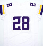 Adrian Peterson Autographed White Pro Style Jersey- Beckett W Hologram *2 Image 3