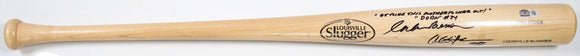 Corbin Bernsen Charlie Sheen Autographed Blonde Louisville Slugger Baseball Bat- Beckett W Hologram *Black Image 1