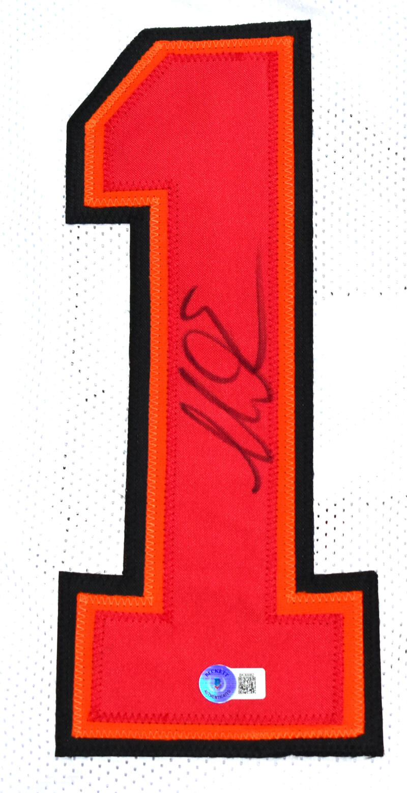 TAMPA BAY BUCCANEERS MIKE EVANS signed AUTHENTIC NIKE SALUTE SERVICE JERSEY  JSA