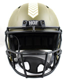 Ray Lewis Autographed Hall of Fame F/S Salute to Service Speed Helmet w/HOF-Beckett W Hologram *White Image 4