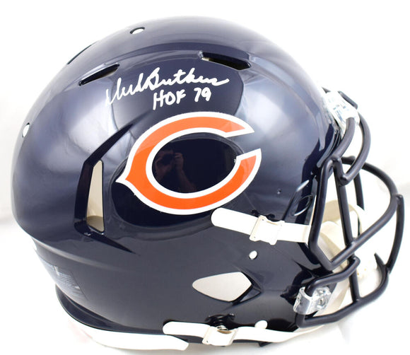 Dick Butkus Autographed Chicago Bears F/S Speed Authentic Helmet w/HOF - JSA W *White Image 1