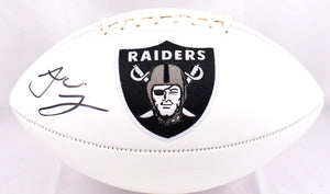 Jakobi Meyers Autographed Las Vegas Raiders Logo Football - Beckett W Hologram *Black Image 1
