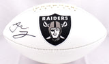 Jakobi Meyers Autographed Las Vegas Raiders Logo Football - Beckett W Hologram *Black Image 1