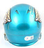 Calvin Ridley Autographed Jacksonville Jaguars Flash Speed Mini Helmet -Beckett W Hologram *Gold Image 3