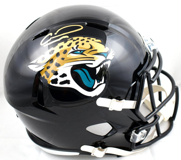 Calvin Ridley Autographed Jacksonville Jaguars F/S Speed Helmet-Beckett W Hologram *Gold Image 1