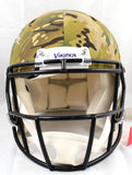 Justin Jefferson Autographed Minnesota Vikings Camo F/S Authentic Speed Helmet w/SKOL-Beckett W Hologram *White *Dinged Image 5