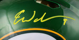 Christian Watson Autographed Green Bay Packers F/S Flash Speed Authentic Helmet-Beckett W Hologram *Yellow *SMEAR Image 2