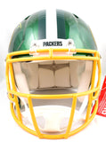 Christian Watson Autographed Green Bay Packers F/S Flash Speed Authentic Helmet-Beckett W Hologram *Yellow *SMEAR Image 4