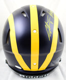 Charles Woodson Autographed Michigan Wolverines F/S Speed Authentic Helmet w/Insc - JSA W Auth *Yellow *DINGED Image 3