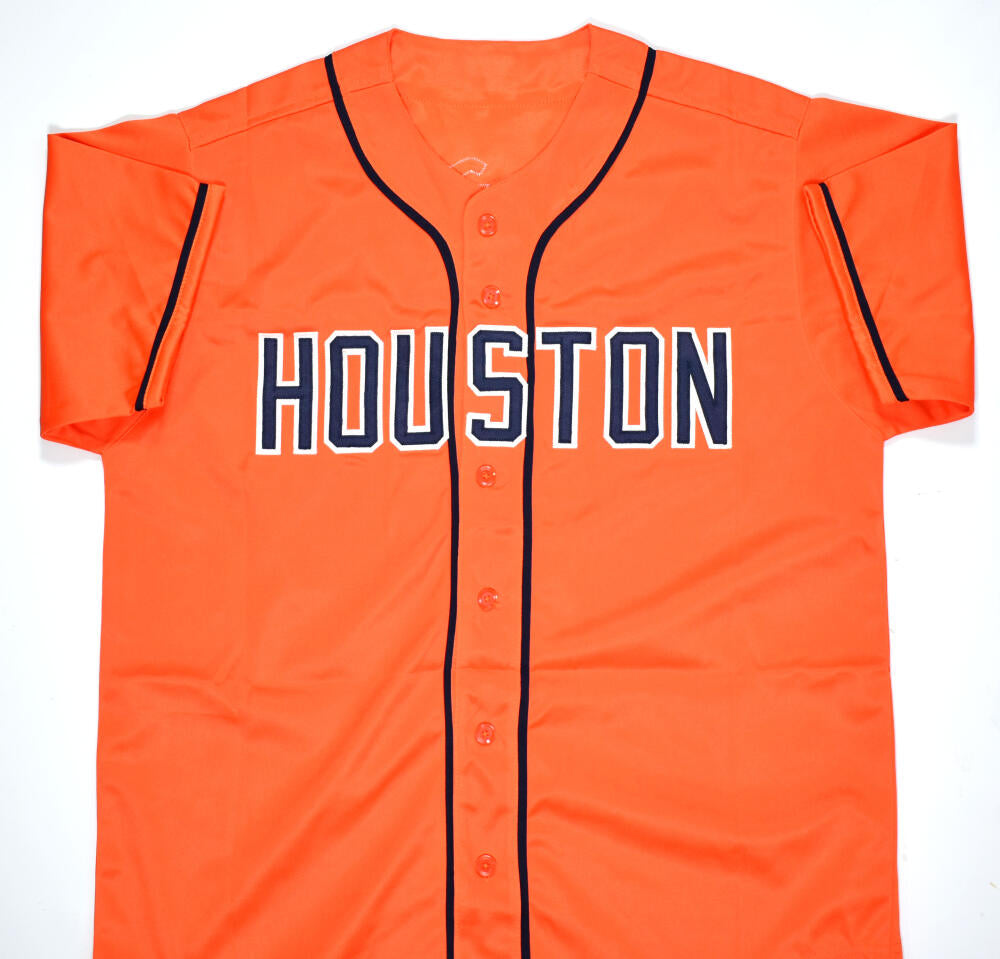 Jeremy Pena Autographed Orange Pro Style Jersey- MLB Hologram