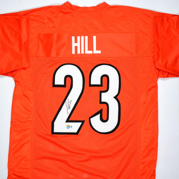 Dax Hill Autographed Orange Pro Style Jersey-Beckett W Hologram *Black Image 1