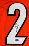 Dax Hill Autographed Orange Pro Style Jersey-Beckett W Hologram *Black Image 2