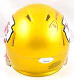 Dante Hall Autographed Kansas City Chiefs Flash Speed Mini Helmet- JSA W *Red Image 3