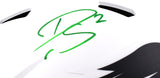 Darius Slay Autographed Philadelphia Eagles F/S Lunar Speed Authentic Helmet- Beckett W Hologram *Green Image 2