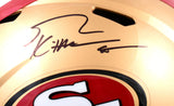 George Kittle Autographed San Francisco 49ers F/S Speed Helmet - Beckett W Hologram Image 2