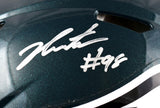 Jalen Carter Autographed Philadelphia Eagles F/S Speed Authentic Helmet- JSA W *Silver Image 2