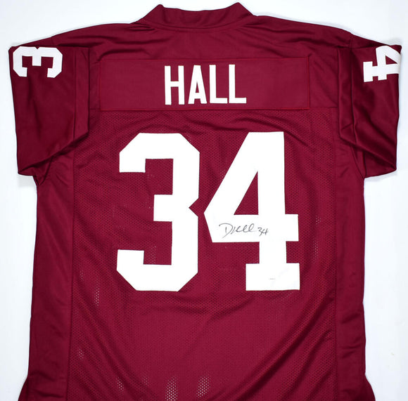 Dante Hall Autographed Maroon College Style Jersey - JSA W *Black Image 1