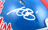 A.J. Brown Autographed Ole Miss Rebels Speed Mini Helmet- Beckett W Hologram *White Image 2