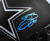 Emmitt Smith Autographed F/S Dallas Cowboys Eclipse Speed Helmet- Beckett W Hologram *Blue *Front Image 2
