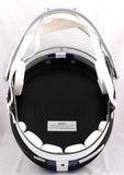Emmitt Smith Autographed F/S Dallas Cowboys Flat Black Speed Helmet- Beckett W Hologram *Blue Image 5