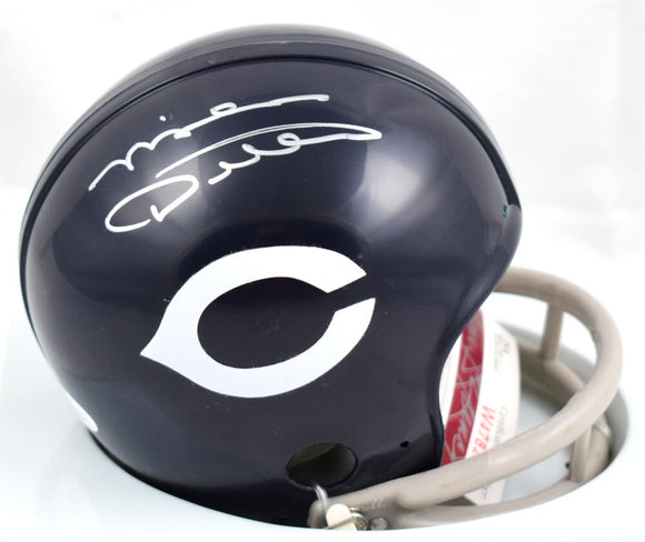 Mike Ditka Autographed Chicago Bears TK Mini Helmet- JSA W *Silver Image 1