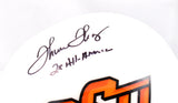 Thurman Thomas Autographed Oklahoma State Schutt Mini Helmet - Beckett Hologram *Black Image 2