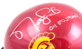 Matt Leinart Autographed USC Trojans Schutt Mini Helmet W/ Heisman- JSA W *Silver Image 2