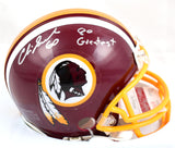 Chris Samuels Autographed Washington Mini Helmet w/80 Greatest - JSA W *Silver Image 1