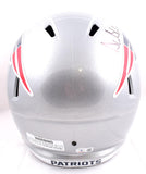 Drew Bledsoe Autographed New England Patriots F/S Speed Helmet - Beckett W Hologram *Black Image 3