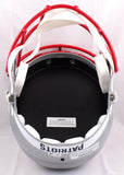 Drew Bledsoe Autographed New England Patriots F/S Speed Helmet - Beckett W Hologram *Black Image 5